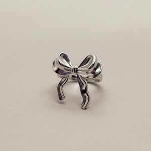 Silver Bow Ring